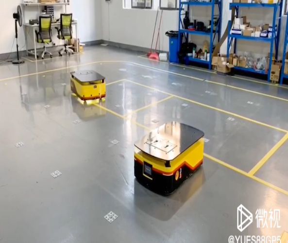 二維碼導(dǎo)航雙向背負(fù)式AGV