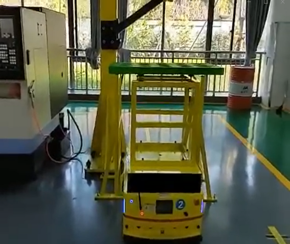 單驅(qū)動(dòng)雙向舉升式AGV應(yīng)用