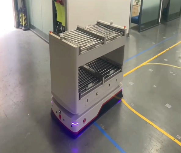 磁條導航雙層滾筒式AGV