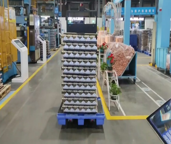 SLAM激光導航AGV叉車應用