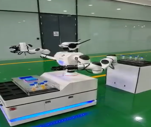 液體調制機械手AGV應用